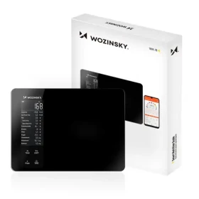 Wozinsky WIK-16 černá / Kuchyňská váha / digitální displej / Bluetooth / mobilní aplikace