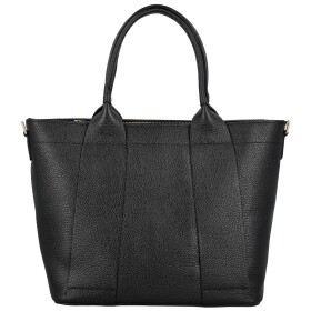 Trendy dámská kožená kabelka do ruky Rosalyn, černá