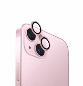 Uniq Optix hliníkové ochranné sklo na čočku fotoaparátu pro Appple iPhone 15/15 Plus Soft pink (pink) (8886463686126)