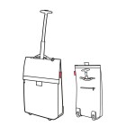 Nákupní vozík Reisenthel Trolley M Herringbone grey