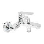Vanová baterie SAT Feel bez sprchového setu 150 mm chrom SATBSFEEL222 SATBSFEEL222