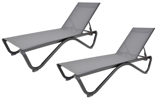 ROJA Lehátko ZWL-515 DUO hliníkové - šedé