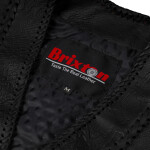 Pánská Kožená Vesta Massimo Bogart All Black Brixton Černá Velikost: 2XL
