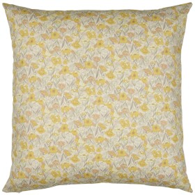 IB LAURSEN Povlak na polštář Light Flowers 60 x 60 cm, fialová barva, žlutá barva, bílá barva, textil