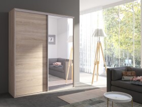 FRONTI Šatní skříň GRANDE 204 bez zrcadla dub sonoma 7383