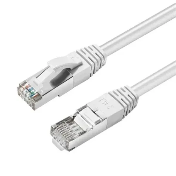 MicroConnect CAT6 S/FTP 0.25m bílá / LSZH (SSTP60025W)