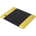 TRU COMPONENTS ESD podlahová rohož černá, žlutá (d x š x v) 610 x 450 x 18 mm Antistatické