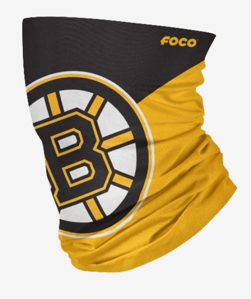 FOCO Nákrčník Boston Bruins NHL Big Logo Elastic Gaiter Scarf