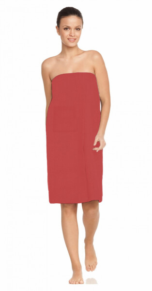 Vaflový kilt NordicSPA 80x150cm - dámský, rubínový