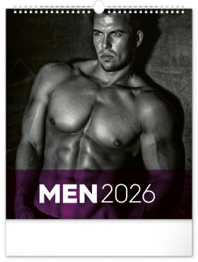 Kalendář 2026 nástěnný: Men, 30 x 34 cm