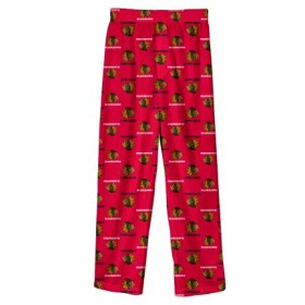 Outerstuff Dětské pyžamové kalhoty Chicago Blackhawks NHL Team Colored Printed Pant Velikost: Dětské S (6 - 8 let)