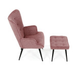 Relaxační křeslo, růžová, sametová látka, AK-303 PINK2