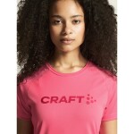 Běžecké tričko CRAFT CORE Essence Logo - růžová Velikost textilu: L