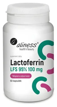Aliness Laktoferin LFS 95% 100 mg / Doplněk stravy / 60 kapslí