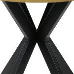 Kulatý jídelní stůl 80x80cm, mdf, divoký dub, HT-F4108 OAK