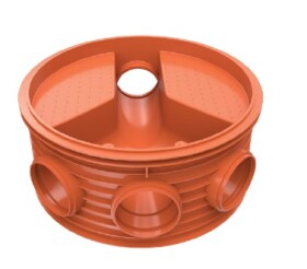 MIDAS Šachtové dno PP DN 1000/315 , sběrné , bez těsnění