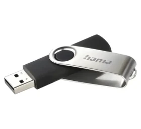 Hama Rotate černá/stříbrná / Flash disk / USB 2.0 / 16 GB / 6 MB/s