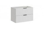 COMAD - Skříňka pod umyvadlo 80cm 2 zásuvky ADEL WHITE 5907611654927