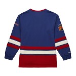Mitchell & Ness Pánská mikina New York Rangers NHL Heritage Lace-Up Jersey Crew Velikost: L