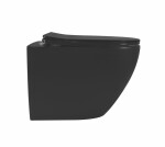 ALCA Sádromodul - předstěnový instalační systém s bílým tlačítkem M1710 + WC REA CARLO MINI RIMLESS ČIERNY MAT + SEDADLO AM101/1120 M1710 MM1