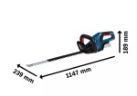 Aku nůžky na živý plot Bosch GHE 18V-60 06008C9000