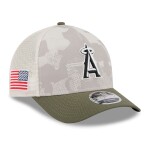 New Era Pánská kšiltovka Los Angeles Angels MLB 2025 Armed Forces 9FORTY M-Crown A-Frame Snapback