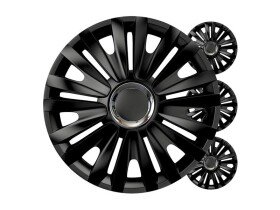 Poklice VERSACO Royal 14” černá sada 4ks