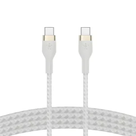 Belkin Flex CAB011bt1MWH bílá / Kabel USB-C / 60 W / 1 m (CAB011BT1MWH)