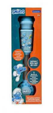 Lexibook svítící trendy mikrofon Šmoulové s melodiemi - Alltoys Lexibook