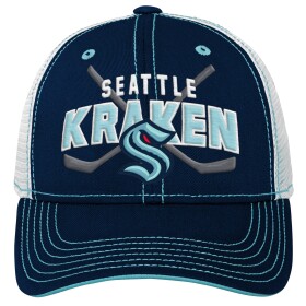 Outerstuff Dětská kšiltovka Seattle Kraken NHL Lockup Meshback Adjustable