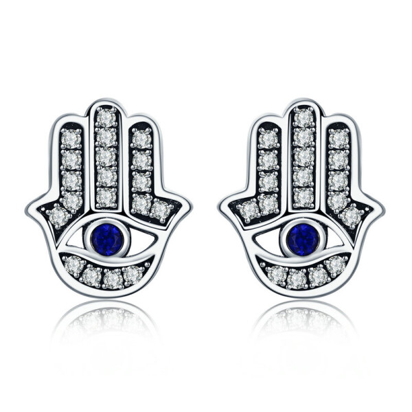 Elenys náušnice Hamsa Symbol ochrany