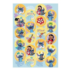 Dortisimo Dekora jedlý obrázek na hmotě Stitch (kolečka 3,4 cm)