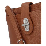 Dámská kožená crossbody kabelka Lara sweet, hnědá