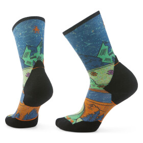 Dámské merino běžecké ponožky SMARTWOOL Women's Trail Run Targeted Cushion Mount, Twilight Blue velikost: 38-41 (M)