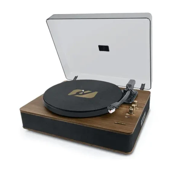 Muse MT-106 BT hnědá / Gramofon / 33 45 78 RPM / 10W / Bluetooth / 3.5mm / USB / RCA (MT-106BT)
