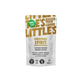 Littles Vánoční mletá káva s příchutí skořice, pomeranče,vanilky a brandy 100g (Christmas Spirit)