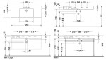 DURAVIT - Vero Umyvadlo 125x49 cm, s 1 otvorem pro baterii, s WonderGliss, alpská bílá 03291200001