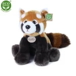 RAPPA Plyšová panda červená stojící 28 cm