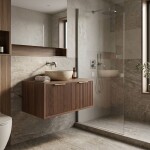 REA - Koupelnová skříňka pod umyvadlo Core 80cm Brown REA-M0412