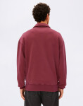 Armedangels GMT Dye Zip Troyer 3753 velvet red washed M