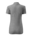Cotton polokošile dámská tmavě šedý melír 2XL