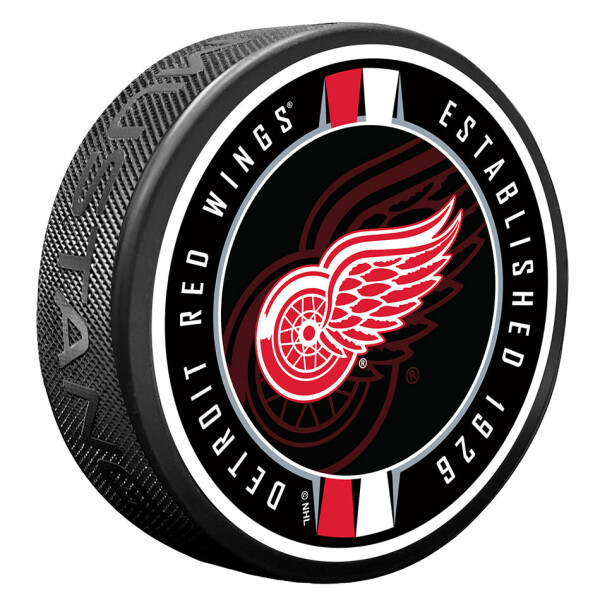 Mustang Puk Detroit Red Wings NHL Ribbon
