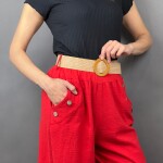 HOSH Kalhoty Julieta Velikost: UNI, Barva: Tmavě modrá