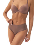 Dámské kalhotky 2 pack Bump1 42853 K001 Hnědá / Béžová- HENDERSON hnědá-béžová M