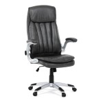Křeslo kancelářské, šedá ekokůže, houpací mechanismus