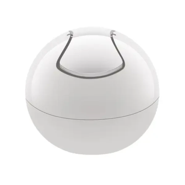 Spirella BOWL mini výklopný odpadkový koš 1 L komplet bílý / plast (7610583151384)