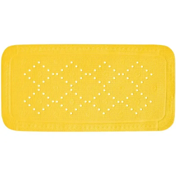 Spirella ALASKA žlutá / Protiskluzová podložka do vany / PVC / 71 x 36 cm