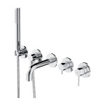 OMNIRES - Y vanová baterie s 5 otvory pro podomítkovou instalaci, chrom Y1237-1SCR