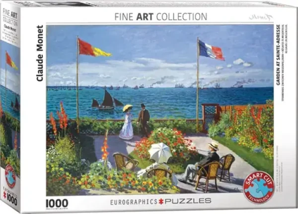 EUROGRAPHICS Puzzle Zahrada v Sainte-Adresse