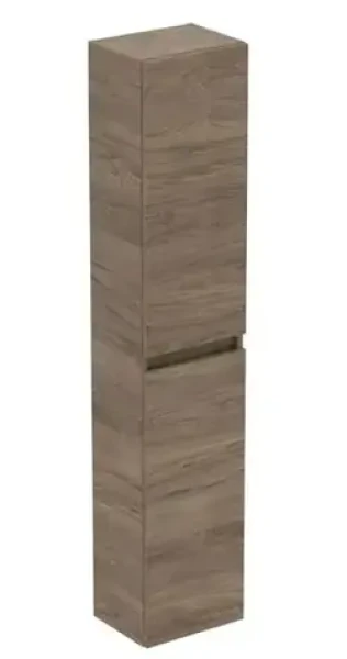 Ideal Standard Eurovit+ ořech / Vysoká skříňka / 150x30x24 cm / 2 dvířka / panty L/P / Soft Close (R0268Y9)